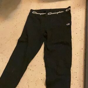Champion Black Leggings Athletic Fit